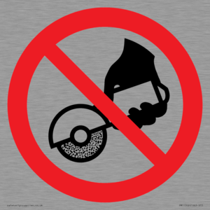 PM11302: Prohibition: Do not use with hand-held grinding machine
