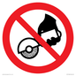 PM11302: Prohibition: Do not use with hand-held grinding machine