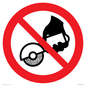 PM11302: Prohibition: Do not use with hand-held grinding machine