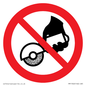 PM11302: Prohibition: Do not use with hand-held grinding machine