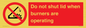 PM12634: Do not shut lid when burners are operating