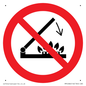 PM12684: Prohibition: Do not shut lid when burners are operating