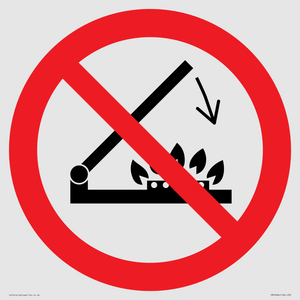PM12684: Prohibition: Do not shut lid when burners are operating