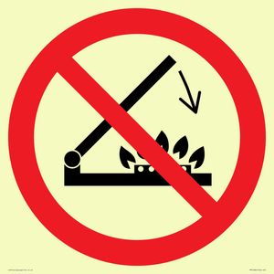 PM12684: Prohibition: Do not shut lid when burners are operating