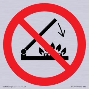 PM12684: Prohibition: Do not shut lid when burners are operating
