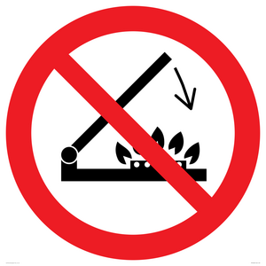 PM12684: Prohibition: Do not shut lid when burners are operating