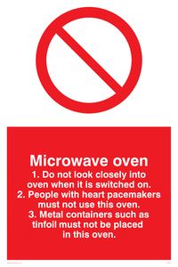 PM187: microwave oven rules
