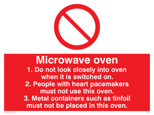 PM187: microwave oven rules