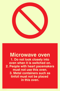 PM187: microwave oven rules