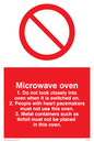 PM187: microwave oven rules
