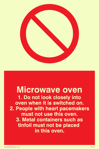 PM187: microwave oven rules