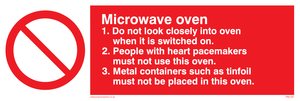 PM187: microwave oven rules