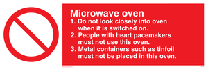 PM187: microwave oven rules