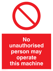 PM35: operate machine unauthorised
