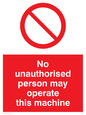 PM35: operate machine unauthorised