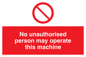 PM35: operate machine unauthorised
