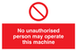 PM35: operate machine unauthorised