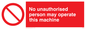 PM35: operate machine unauthorised