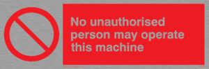 PM35: operate machine unauthorised