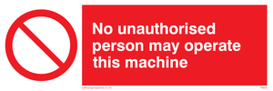 PM35: operate machine unauthorised
