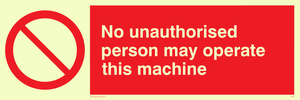 PM35: operate machine unauthorised