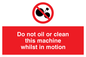 PM38: do not oil whilst in motion