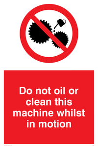 PM38: do not oil whilst in motion
