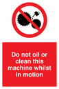PM38: do not oil whilst in motion