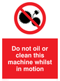 PM38: do not oil whilst in motion