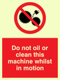 PM38: do not oil whilst in motion