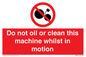 PM38: do not oil whilst in motion