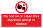 PM38: do not oil whilst in motion