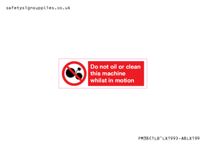 PM38: do not oil whilst in motion