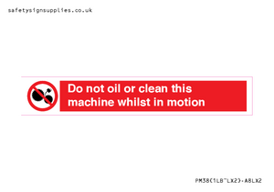 PM38: do not oil whilst in motion