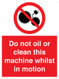 PM38: do not oil whilst in motion