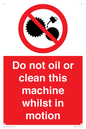 PM38: do not oil whilst in motion