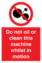 PM38: do not oil whilst in motion