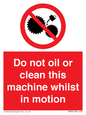 PM38: do not oil whilst in motion