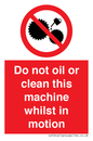 PM38: do not oil whilst in motion