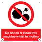 PM38: do not oil whilst in motion