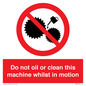 PM38: do not oil whilst in motion