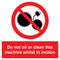 PM38: do not oil whilst in motion