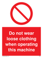 PM42: no loose clothing operating