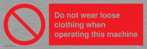 PM42: no loose clothing operating