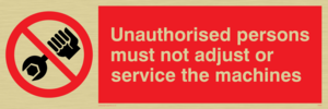 PM44: no unauthorised servicing