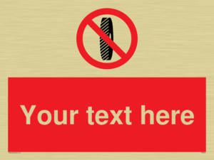 PM5202: Custom Do Not Change Grinding Wheel Sign