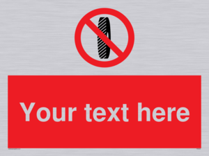 PM5202: Custom Do Not Change Grinding Wheel Sign