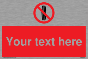 PM5202: Custom Do Not Change Grinding Wheel Sign