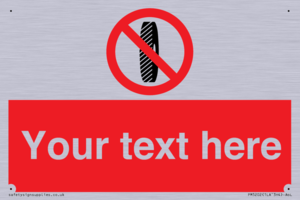 PM5202: Custom Do Not Change Grinding Wheel Sign