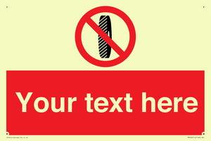 PM5202: Custom Do Not Change Grinding Wheel Sign